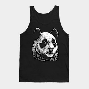 Panda Head Tank Top